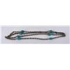 Image 3 : Navajo Turquoise Chain Necklace