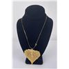 Image 2 : Gold Tree Leaf Necklace