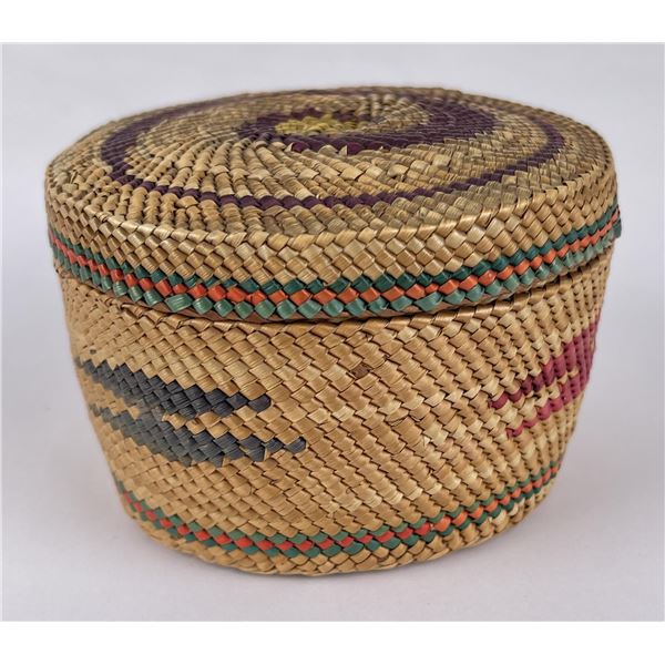 Northwest Coast Makah Nootka Indian Basket