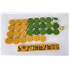 Image 1 : Group of Bakelite Board Game Pieces