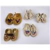 Image 1 : Group of Miniature Baby Indian Moccasins