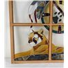 Image 7 : Custom Made Mountain Lion Stained Glass Window