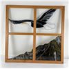 Image 1 : Custom Made Bald Eagle Stained Glass Window