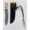 Image 2 : Native American Indian Made Knife and Sheath
