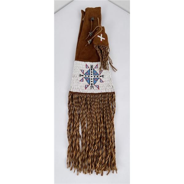 Native American Indian Beaded Pipe Bag