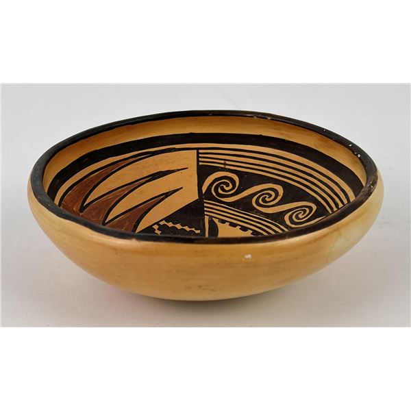 Hopi Indian Pottery Polychrome Bowl Pot