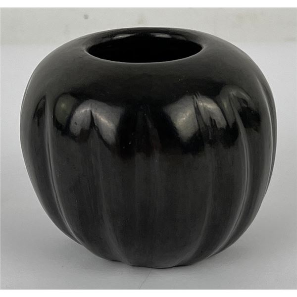 Santa Clara Pueblo Black Indian Pot