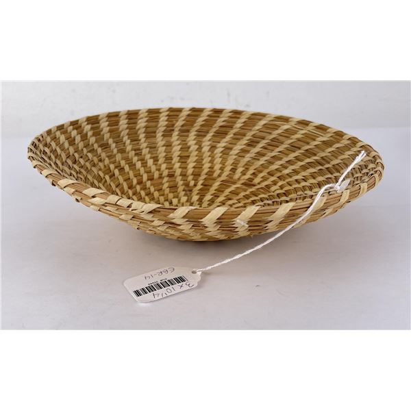 Native American Indian Made Pine Needle Basket