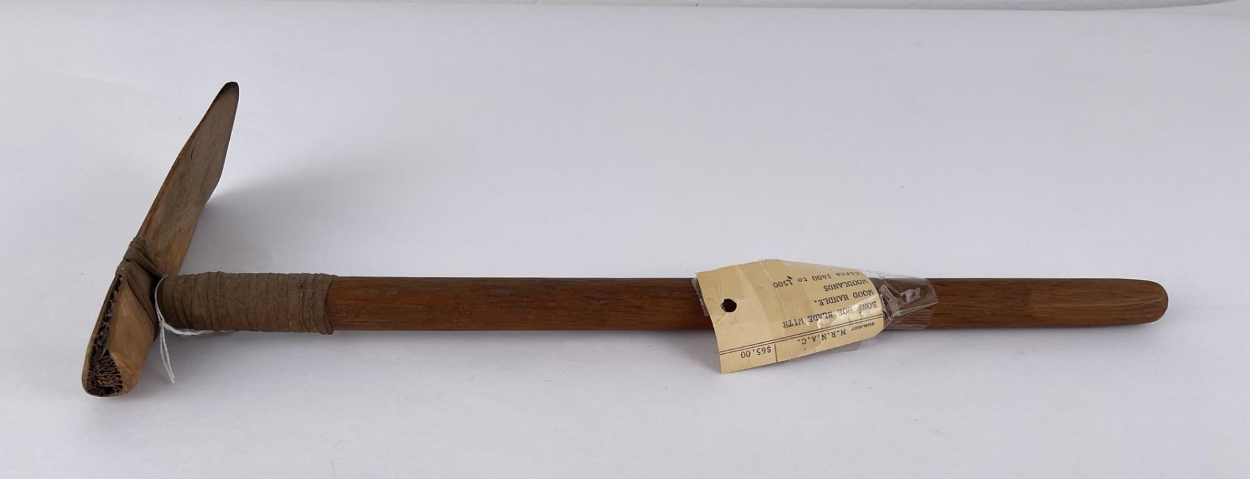 Ancient Woodlands Indian Bone Hoe Tool