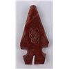 Image 1 : Pipestone Indian Carved Arrowhead Pendant