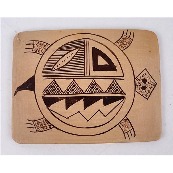 Hopi Indian Pottery Turtle Plaque