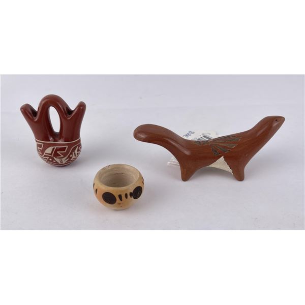 Miniature Hopi Indian Pottery Pieces