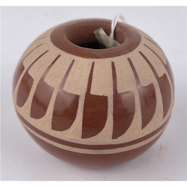 Charlotte Vigil San Ildefonso Pueblo Mini Pot