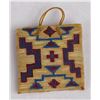 Image 1 : Miniature Painted Cornhusk Indian Bag