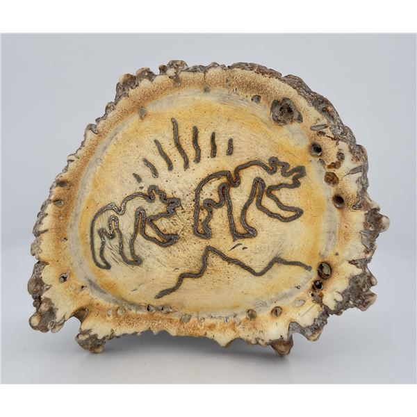 Montana Elk Horn Belt Buckle