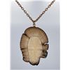 Image 1 : Alaskan Inuit Eskimo Mammoth Carved Necklace