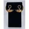 Image 2 : 14k Gold Pearl Earrings