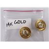 Image 7 : 14k Gold Pearl Earrings