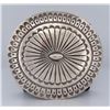 Navajo Sterling Silver Concho Belt Buckle