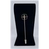 Image 2 : Zuni Sterling Silver Petit Point Stick Pin