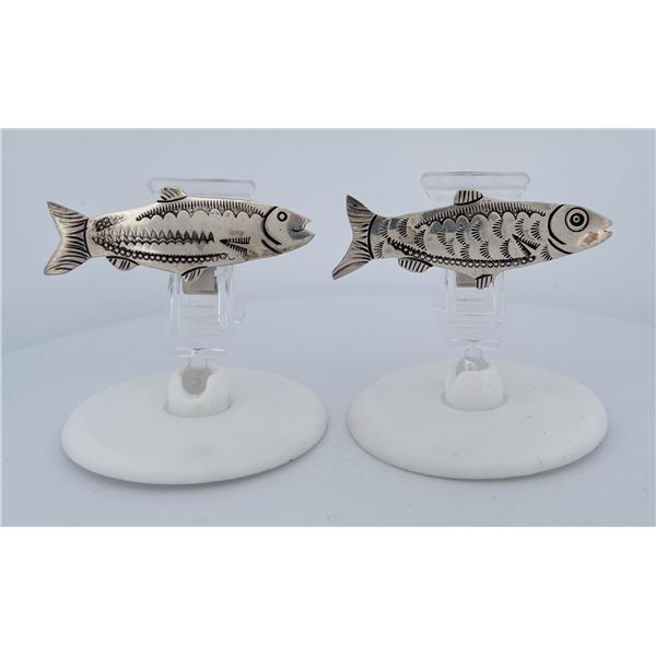 Northwest Coast Tlingit Haida Sterling Brooches