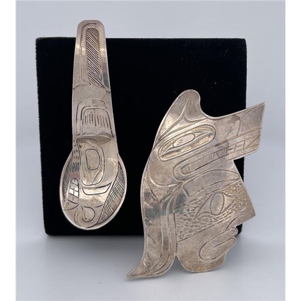 Northwest Coast Tlingit Haida Sterling Pendants