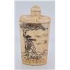 Image 3 : European Carved Bone Snuff Bottle