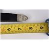 Image 8 : Navajo Sterling Silver Turquoise Belt Buckle Set