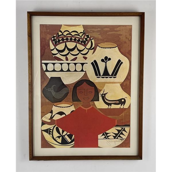 Signed and Numbered Indian Print