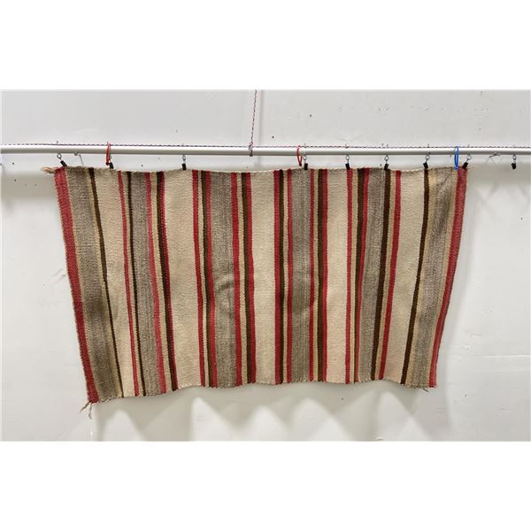 Antique Navajo Indian Saddle Blanket Rug
