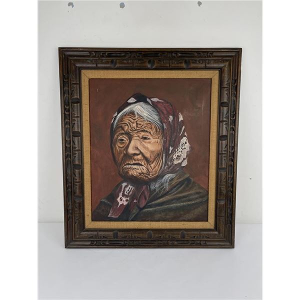 Native American Indian Grandmother Painting