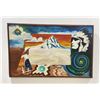 Image 1 : Native American Indian Abstract Painting