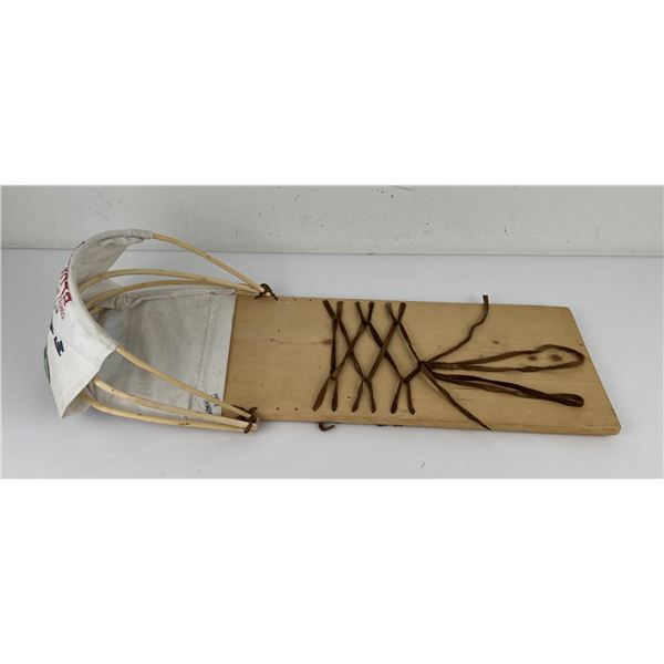 Hopi Indian Painted Baby Cradleboard