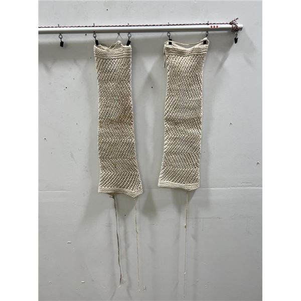 Pair of Navajo Indian Woven Leggings