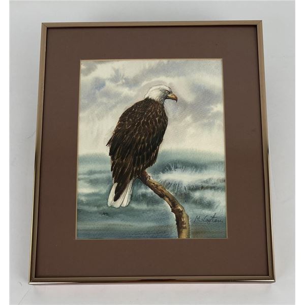 Watercolor Painting Eagle by Layton