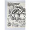 Image 2 : Lone Wolf Dan Taulbee Montana Pen and Ink Drawing