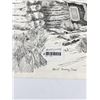 Image 9 : Lone Wolf Dan Taulbee Montana Pen and Ink Drawing