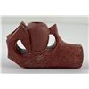 Image 1 : Carved Native American Indian Pipestone Pipe