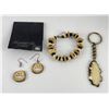 Image 1 : Collection of Alaskan Inuit Eskimo Mammoth Jewelry