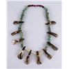 Image 3 : Navajo Buffalo Tooth Turquoise Nugget Necklace