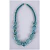 Image 2 : Navajo Turquoise Howlite Nugget Necklace