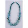 Image 3 : Navajo Turquoise Howlite Nugget Necklace