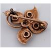 Image 2 : Victorian 10k Gold Persian Turquoise Brooch