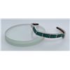 Image 1 : Zuni Sterling Silver Inlaid Bracelet