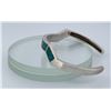 Image 2 : Zuni Sterling Silver Inlaid Bracelet