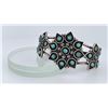 Image 1 : Zuni Sterling Silver Turquoise Bracelet