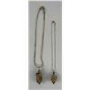Image 2 : Pair of Wrapped Quartz Crystal Necklaces