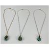 Image 2 : Group of Turquoise Wire Wrapped Necklaces
