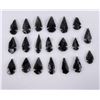 Image 1 : Obsidian Indian Arrowheads