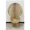 Image 1 : Mid Century Wicker Peacock Chair